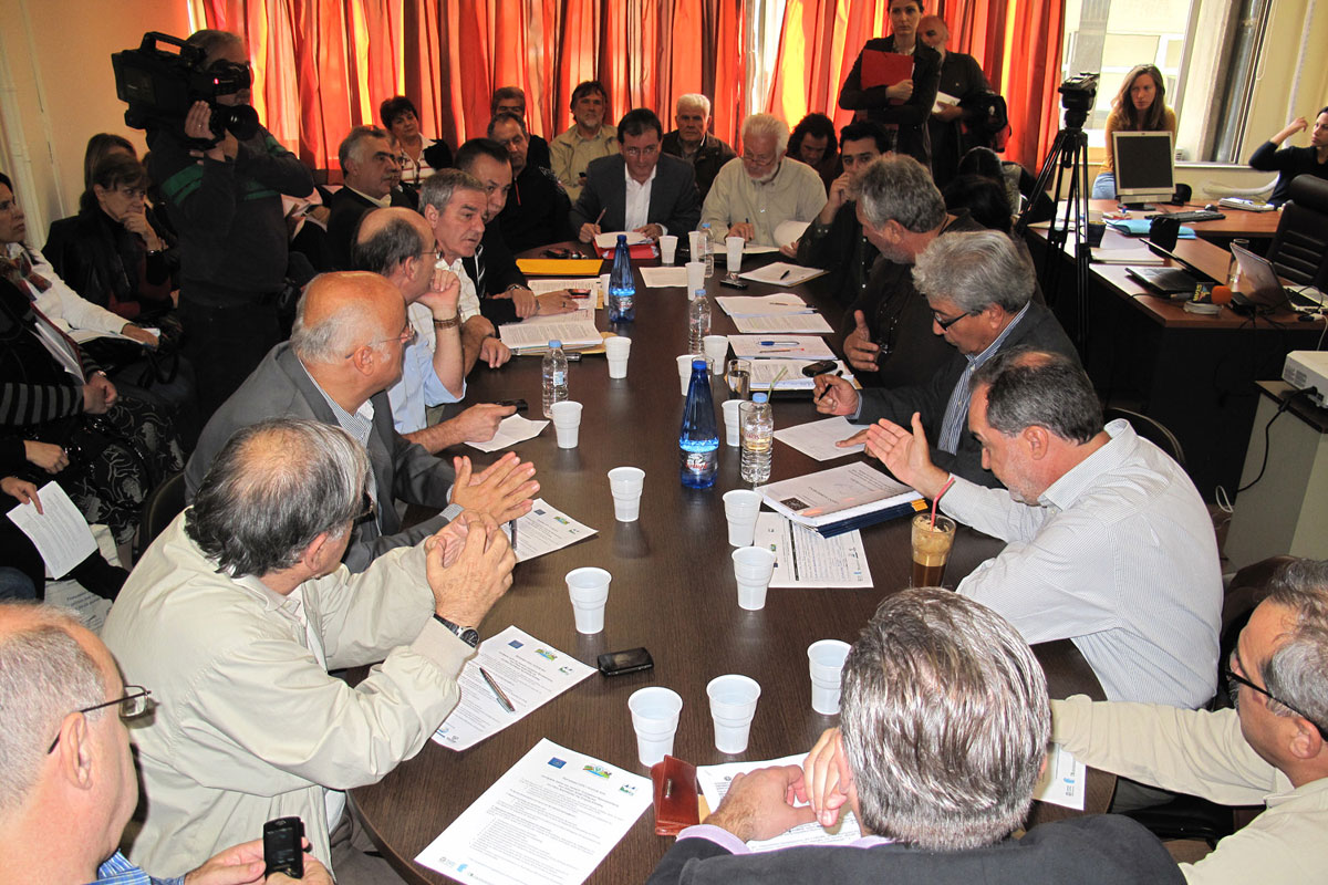 The Stakeholder Committee is considered a key element for the success of the project.  (Photo: G. Politis)