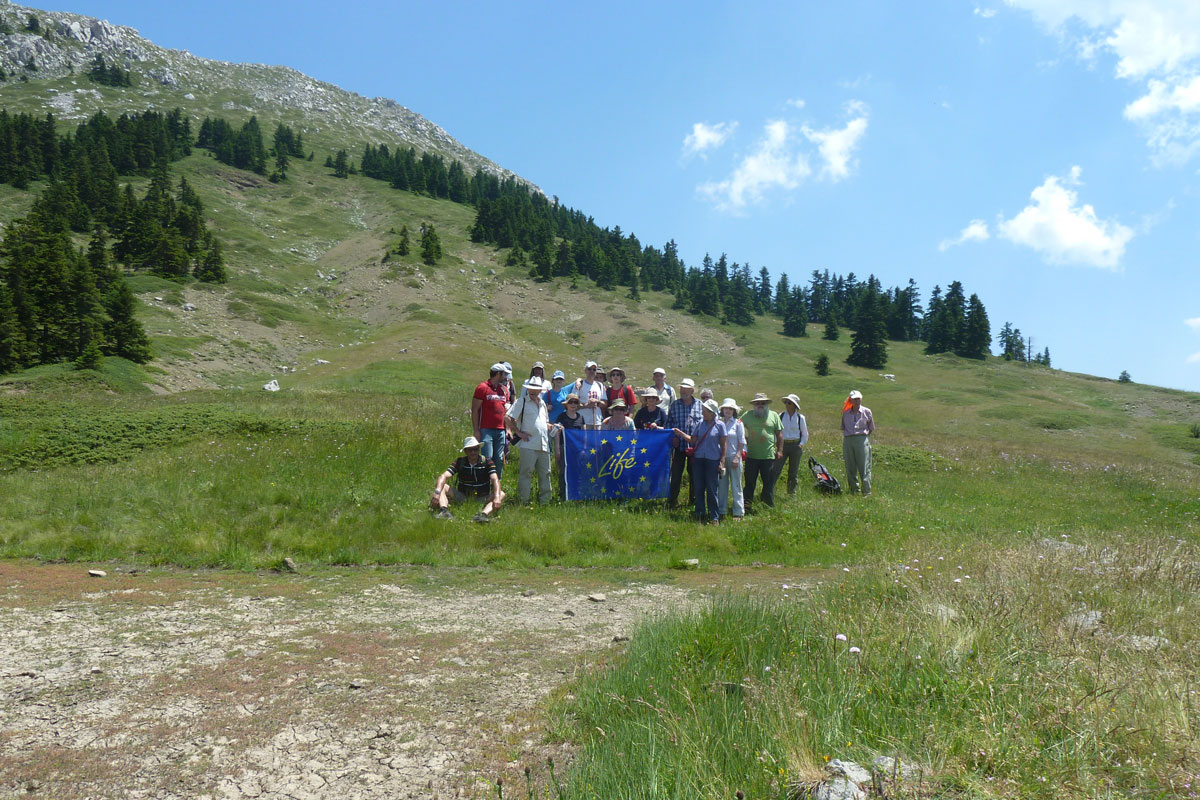The Hellenic Society for the Protection of Nature (HSPN) organised a 3-day visit to Mt. Oiti  (Photo: Christos Georgiadis)