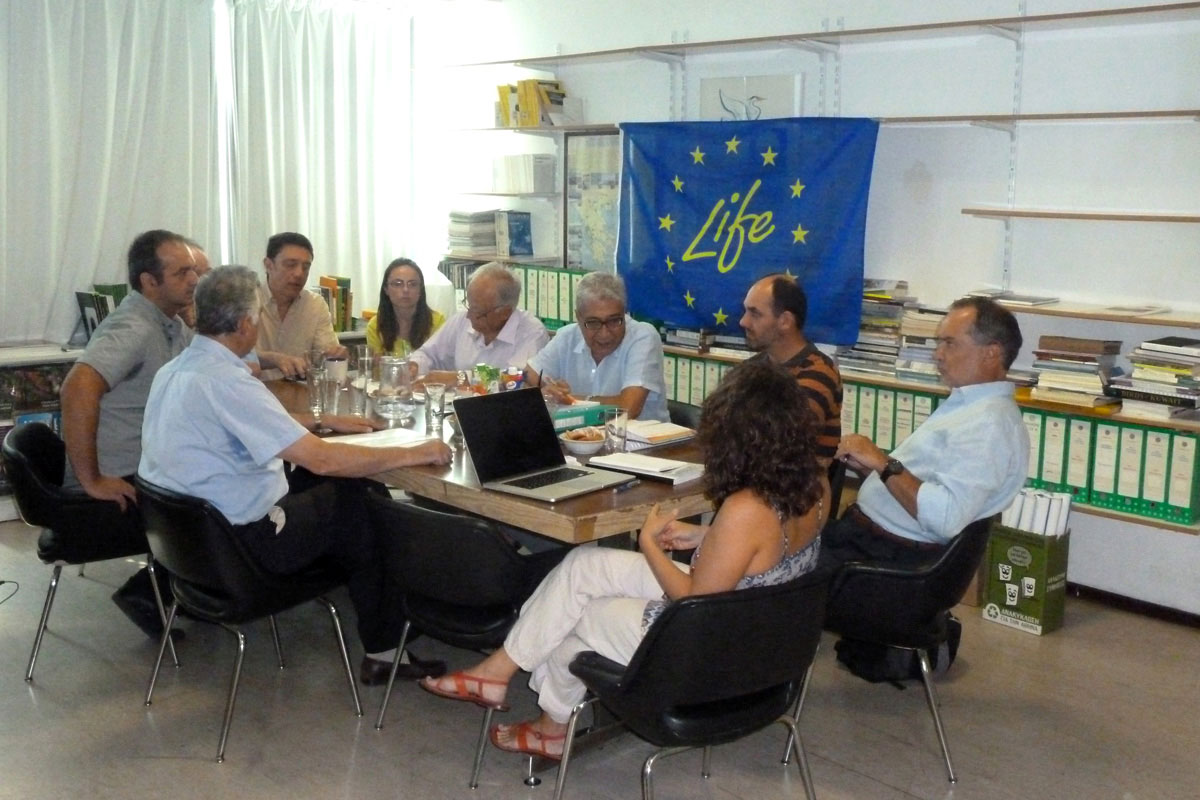 First evaluation of the project completed on July 25 and 26  (Photo: Serafeim Chatziskakis) 